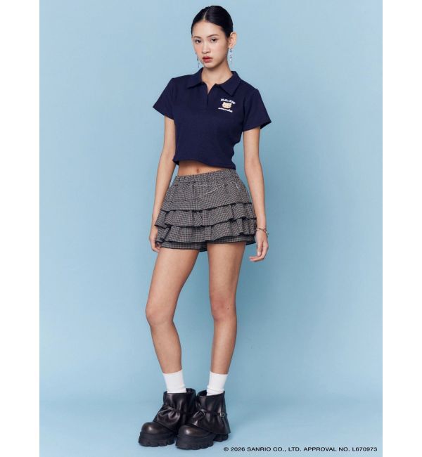 EMODA「【日焼けHello Kitty&times;EMODA】SKIPPER HALF SLEEVE TOP」|Tシャツ・カットソー|