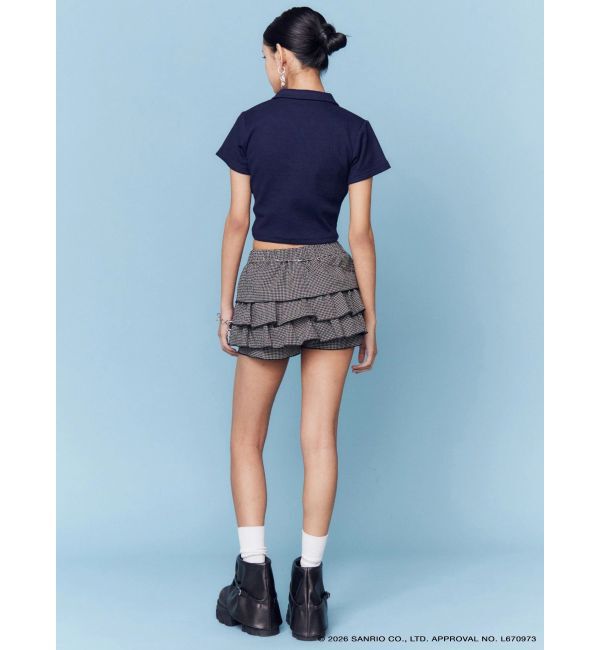 EMODA「【日焼けHello Kitty&times;EMODA】SKIPPER HALF SLEEVE TOP」|Tシャツ・カットソー|