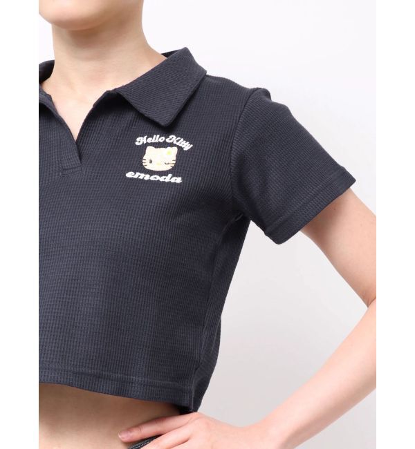 EMODA「【日焼けHello Kitty&times;EMODA】SKIPPER HALF SLEEVE TOP」|Tシャツ・カットソー|