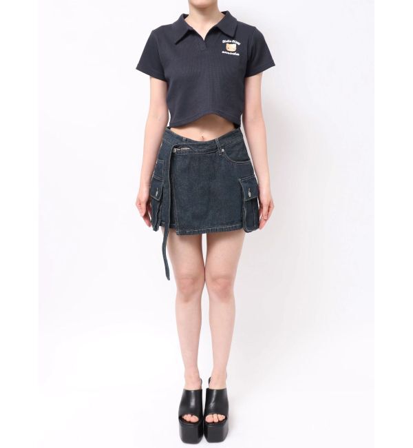 EMODA「【日焼けHello Kitty&times;EMODA】SKIPPER HALF SLEEVE TOP」|Tシャツ・カットソー|