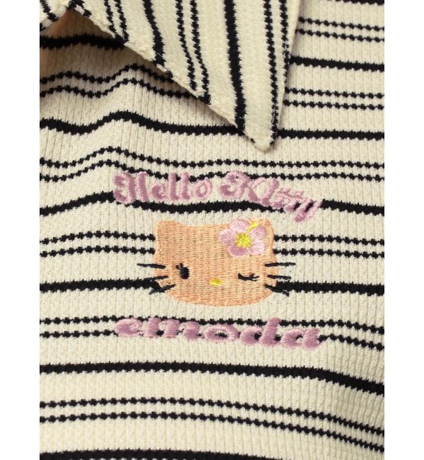 EMODA「【日焼けHello Kitty&times;EMODA】SKIPPER HALF SLEEVE TOP」|Tシャツ・カットソー|