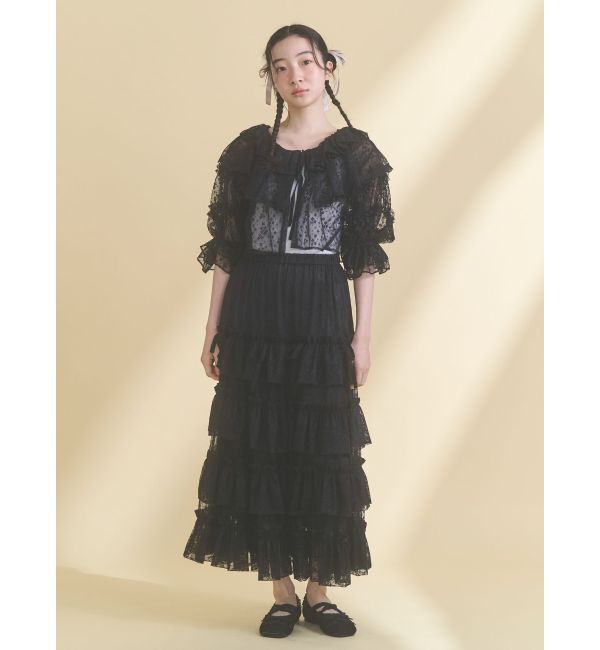 merry jenny「floral sheer bolero」|ボレロ|