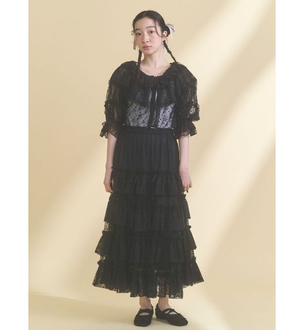 merry jenny「floral sheer bolero」|ボレロ|
