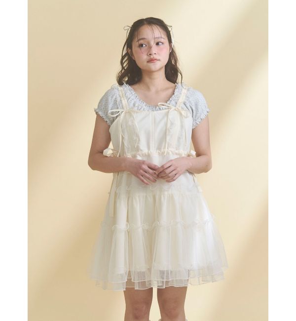 merry jenny「petit flower pure neck tee」|Tシャツ・カットソー|