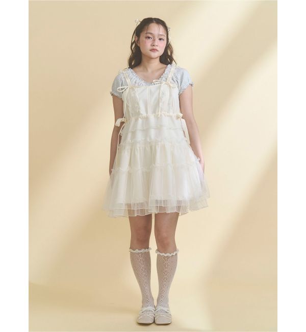 merry jenny「petit flower pure neck tee」|Tシャツ・カットソー|