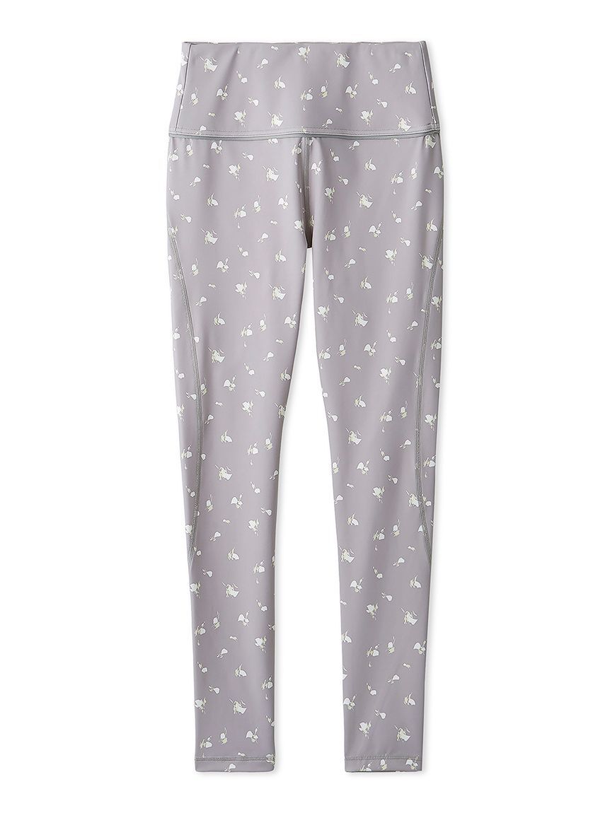 emmi yoga「ディフォームフラワーレギンス」|レギンス・スパッツ|GRY
