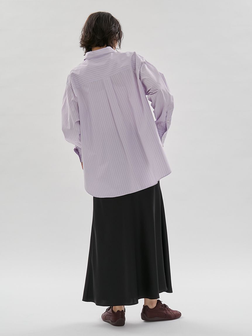 emmi atelier「【ONLINE限定カラーあり】ストライプベーシックシャツ」|シャツ・ブラウス|