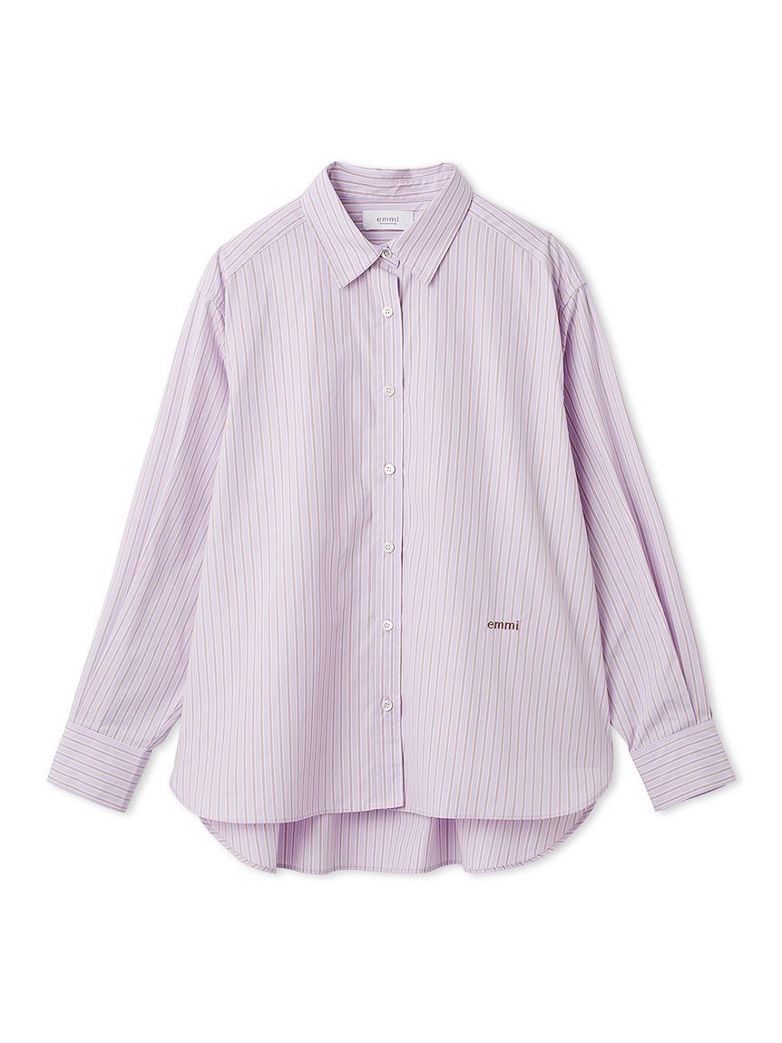 emmi atelier「【ONLINE限定カラーあり】ストライプベーシックシャツ」|シャツ・ブラウス|