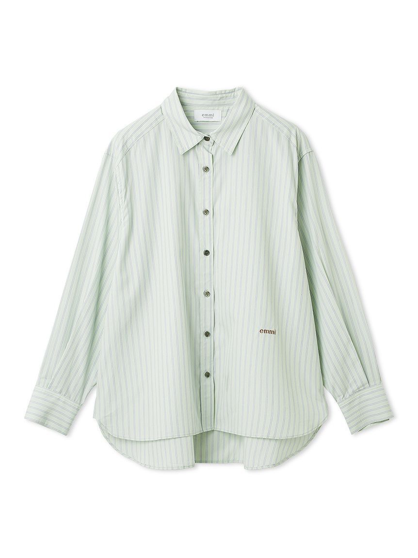 emmi atelier「【ONLINE限定カラーあり】ストライプベーシックシャツ」|シャツ・ブラウス|
