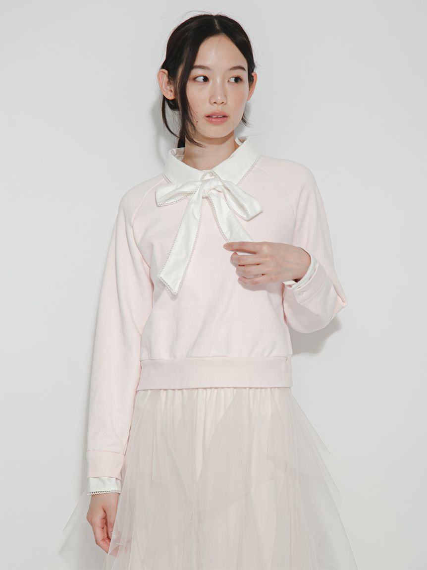 FURFUR「【WEB・一部店舗限定カラー】シャツドッキングボウタイスウェット」|スウェット・ジャージ|LPNK
