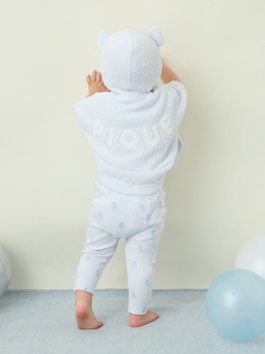 GELATO PIQUE KIDS & BABY「【ONLINE限定カラーあり】【BABY】パウダーベアポンチョ」|その他ベビーウェア|