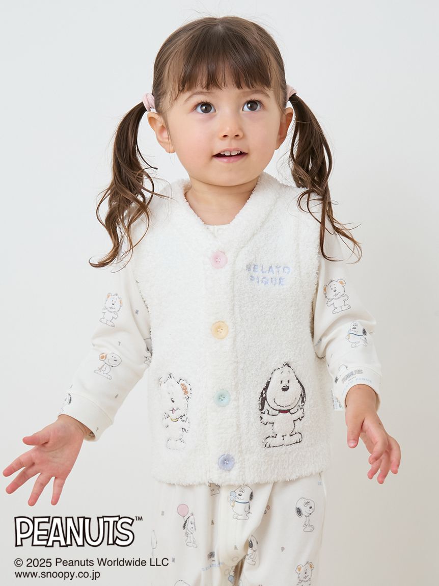 GELATO PIQUE KIDS & BABY「【PEANUTS PUPPIES】【BABY】ベビモコベスト」|その他ベビーウェア|