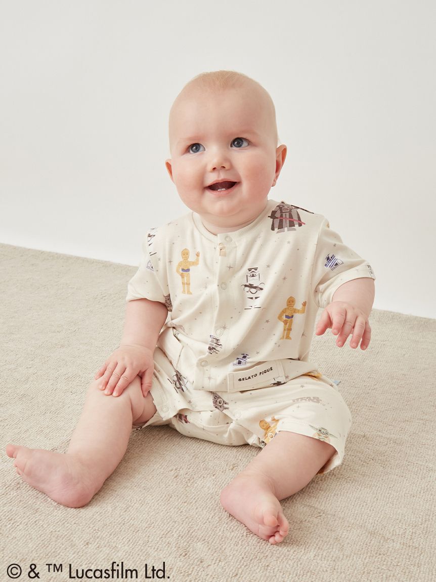GELATO PIQUE KIDS & BABY「【STAR WARS】【ベビー】総柄半袖ロンパース」|ロンパース|CRM
