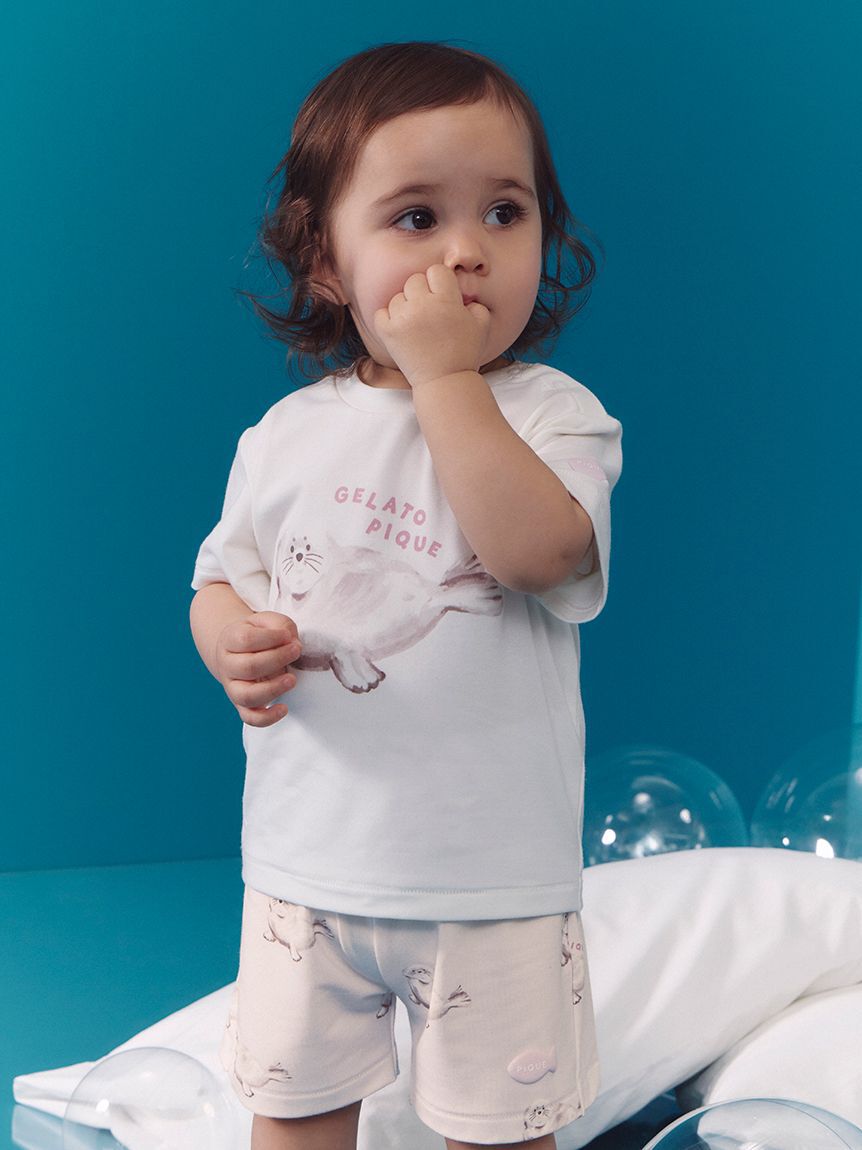 GELATO PIQUE KIDS & BABY「【BABY】【接触冷感】シーアニマル柄ショートパンツ」|その他ベビーウェア|