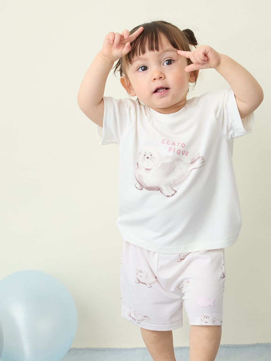 GELATO PIQUE KIDS & BABY「【BABY】【接触冷感】シーアニマル柄ショートパンツ」|その他ベビーウェア|PNK