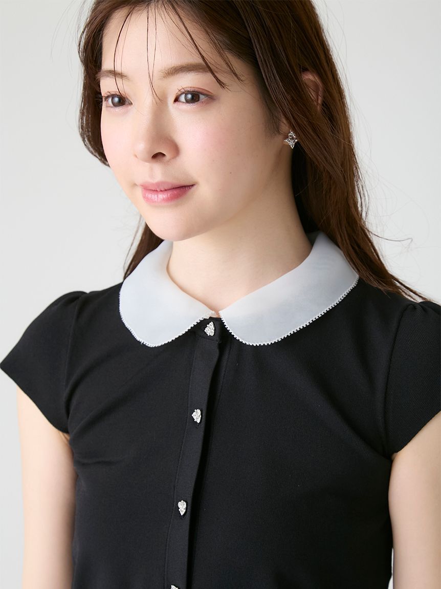 CELFORD「【WEB限定カラー】デタッチャブルペプラムカーディガン」|カーディガン|