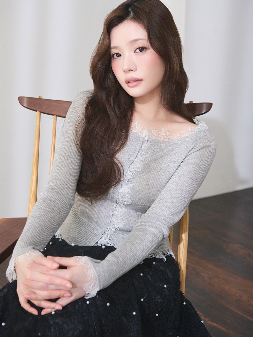 CELFORD「レース刺繍スカート」|スカート|
