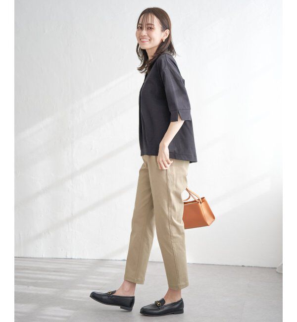 ikka「【雑誌InRed4月号掲載】GOKU楽パンツ テーパード【親子コーデ】」|その他|