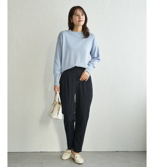 ikka「【雑誌InRed4月号掲載】GOKU楽パンツ テーパード【親子コーデ】」|その他|