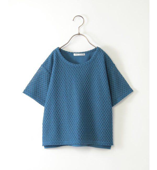 ikka kids「【親子おそろい】レースレイヤードプルオーバー（120~160cm）」|Tシャツ・カットソー|