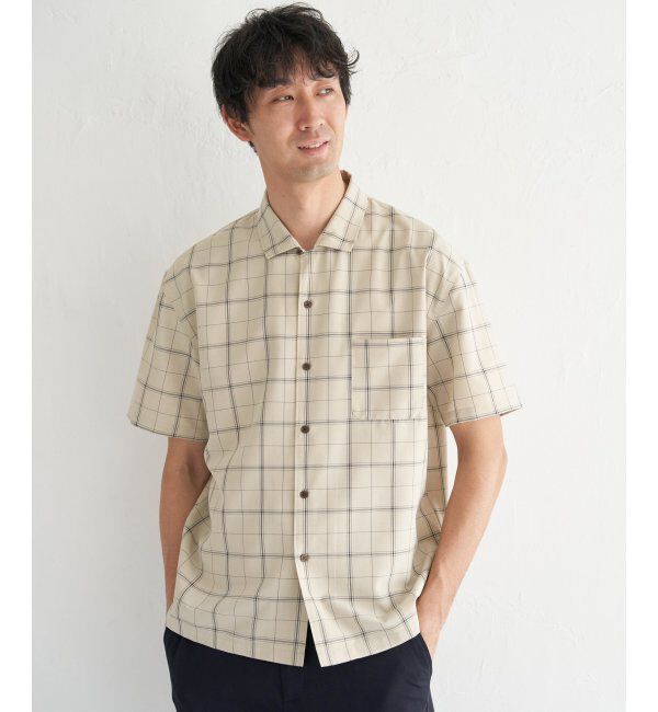 ikka「【セットアップ対応】Reflax(R) リラックスオープンカラーシャツ」|シャツ・ブラウス|