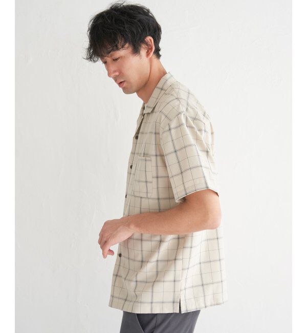 ikka「【セットアップ対応】Reflax(R) リラックスオープンカラーシャツ」|シャツ・ブラウス|