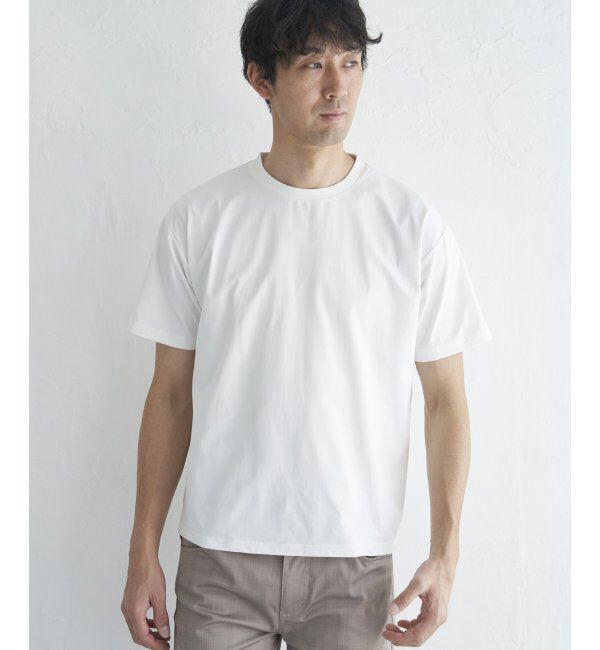 ikka「【吸水速乾／2点セット】透かしカーデDRYインナーセット」|Tシャツ・カットソー|