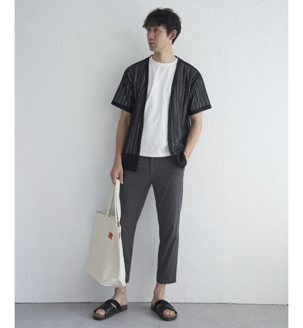 ikka「【吸水速乾／2点セット】透かしカーデDRYインナーセット」|Tシャツ・カットソー|