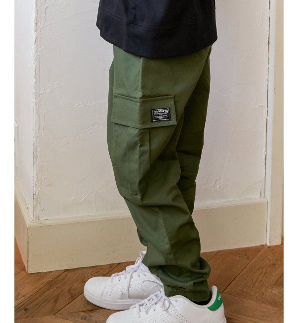 ikka kids「フェイクベルト付きゆるテーパードパンツ（120~160cm）」|その他|