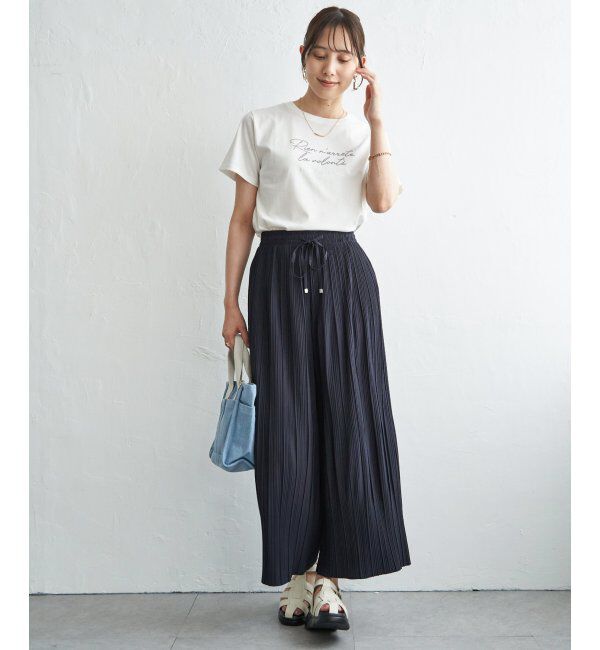ikka「冷感ロゴフォトプリントTシャツ」|Tシャツ・カットソー|
