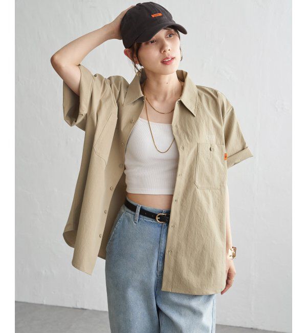ikka「UNIVERSAL OVERALL ユニバーサルオーバーオール dailyワーカーズシャツ」|シャツ・ブラウス|