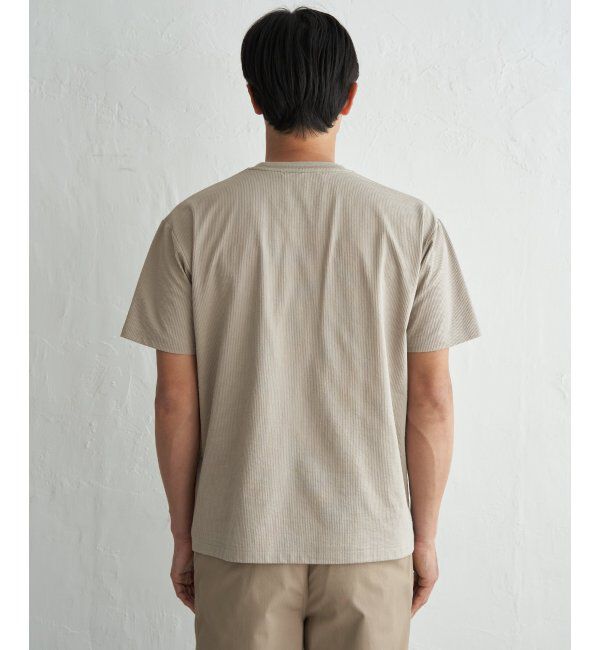 ikka「冷感DRYサッカーポケットTシャツ」|Tシャツ・カットソー|