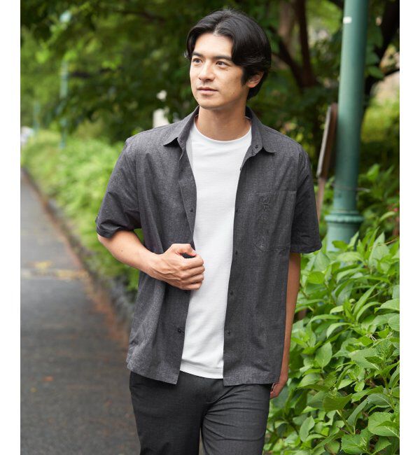 ikka「【接触冷感】GOKU楽 AIR冷感シャツ【セットアップ対応】」|シャツ・ブラウス|