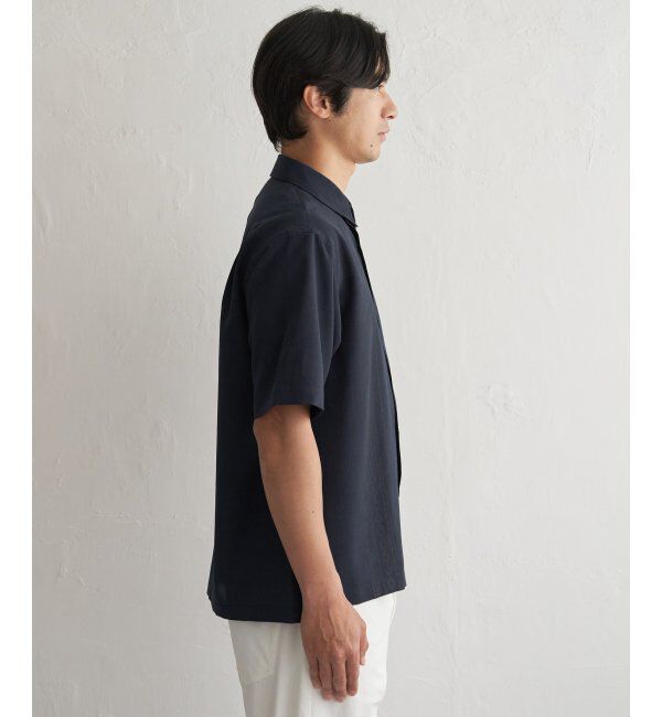 ikka「【接触冷感】リネンライクエスニックプリントシャツ」|シャツ・ブラウス|