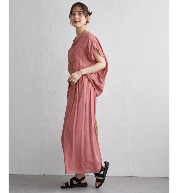 ikka「【セットアップ対応】冷感ボイルラップスカーチョ」|その他|