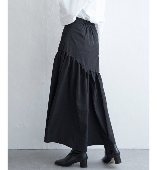 VENCE share style「ナイロンティアードミリタリースカート」|スカート|