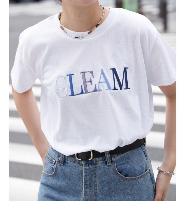VENCE share style「ＧＬＥＡＭシシュウロゴＴ」|Tシャツ・カットソー|オフホワイト