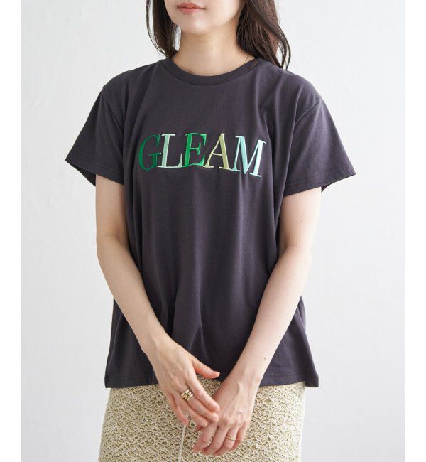 VENCE share style「ＧＬＥＡＭシシュウロゴＴ」|Tシャツ・カットソー|