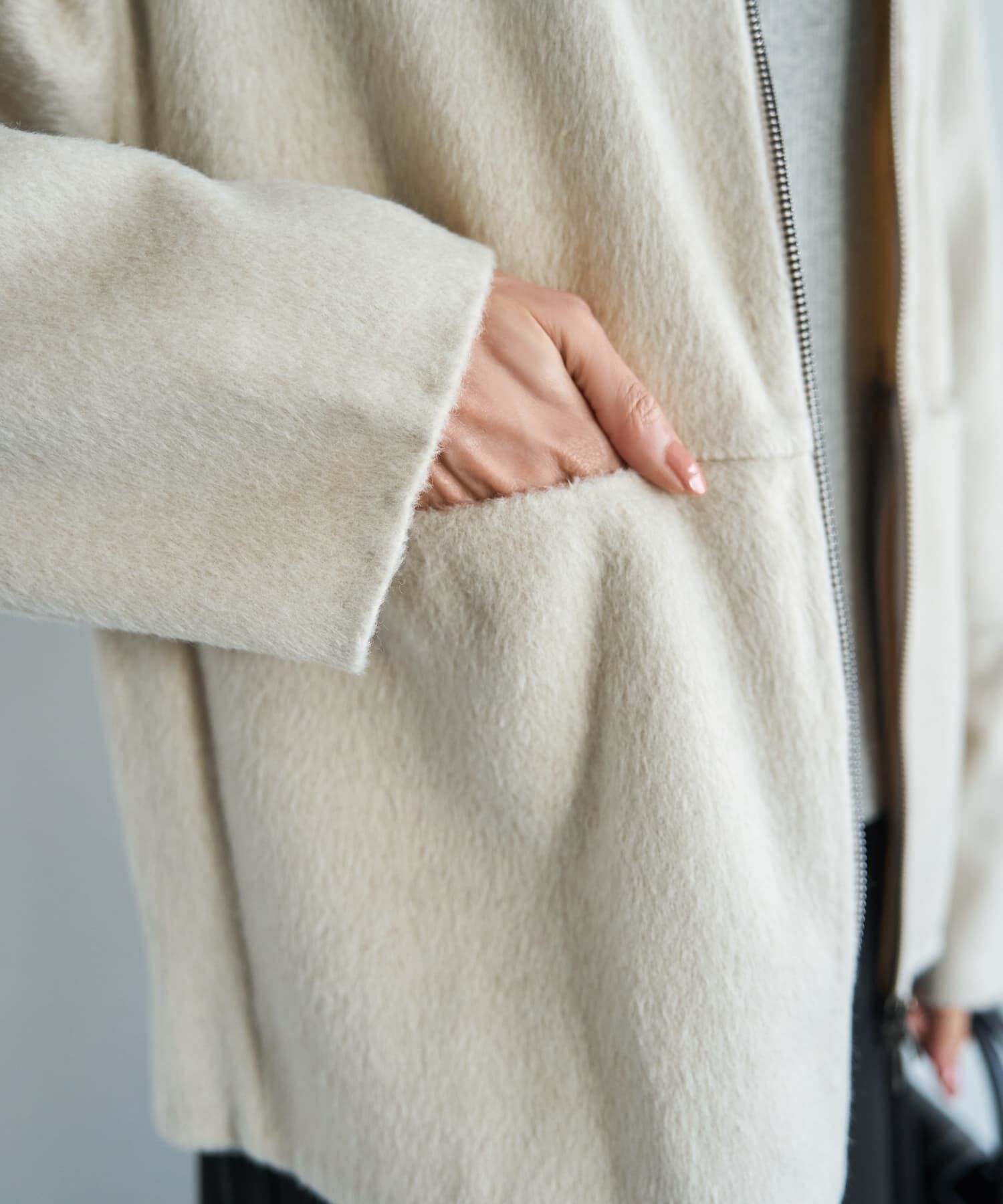 STYLE DELI「【LUXE】カシミヤタッチボトルネックジャケット」|その他|