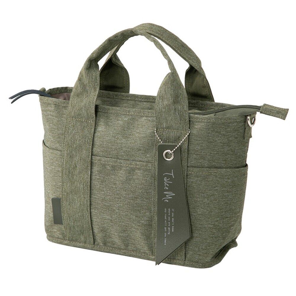 BACKYARD FAMILY「トートバッグ レディース 通販 Take Me 9pocket Totebag ショルダーバッグ」|トートバッグ|グリーン1