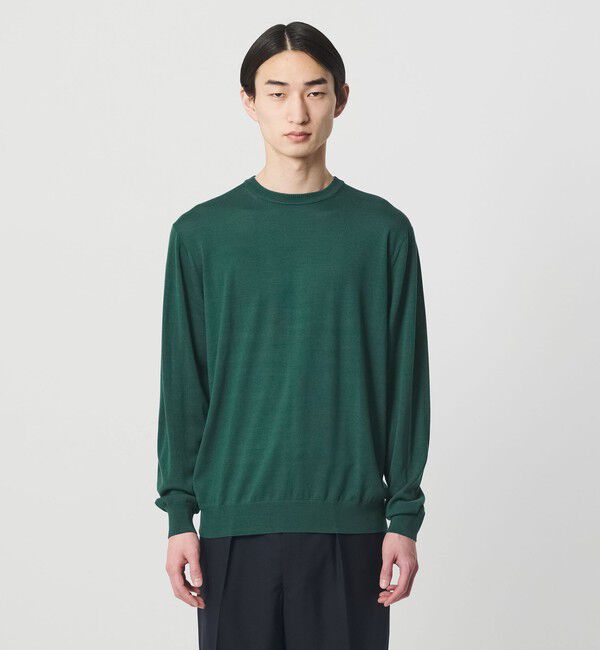 UNITED ARROWS「＜SOVEREIGN＞ハイゲージ クルーネックニット」|ニット・セーター|