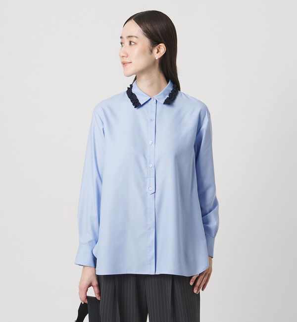 UNITED ARROWS「ミニフリルシャツ‐ウォッシャブル‐」|シャツ・ブラウス|その他7
