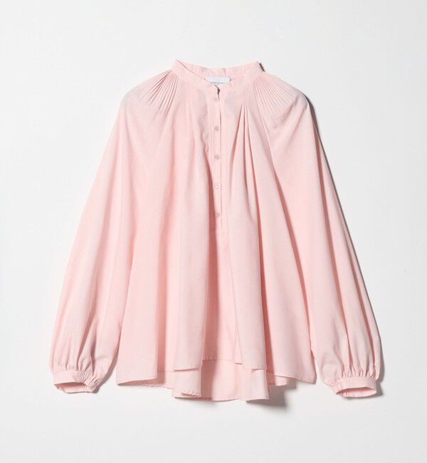 UNITED ARROWS「プリーツ ボリュームスリーブ ブラウス ‐ウォッシャブル‐」|シャツ・ブラウス|