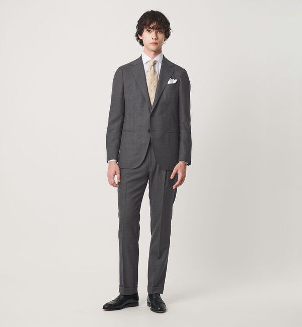 UNITED ARROWS「ファンシーウィーブ シングル 3ボタン スーツ  LIGHT S-MODEL」|スーツ|MD.GRAY