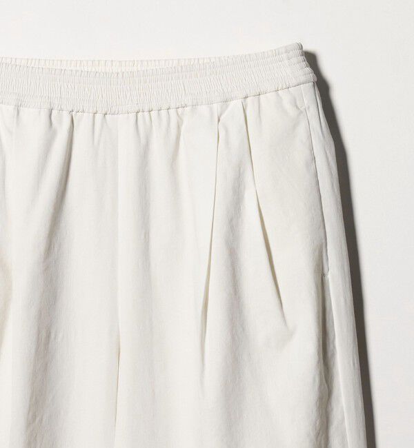 UNITED ARROWS「NALYA リラックス ワイドパンツ OFF WHITE ‐ウォッシャブル‐」|スラックス|