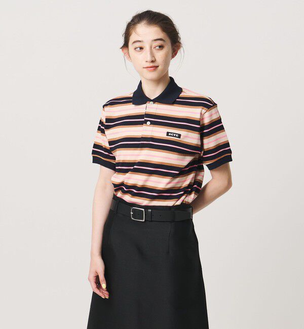 UNITED ARROWS「【別注】＜Scye ＞ボーダー ポロシャツ ‐united LOVE project 2026」|Tシャツ・カットソー|