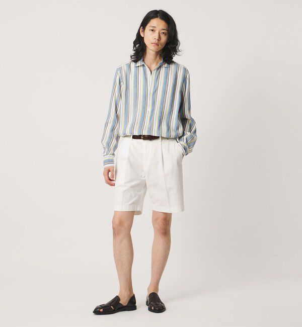 UNITED ARROWS「ツイル ベーシック 1プリーツ ショーツ」|その他|