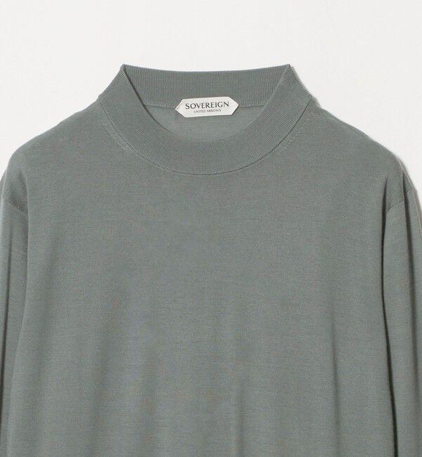 UNITED ARROWS「＜SOVEREIGN＞ハイゲージ モックネック ニット」|ニット・セーター|