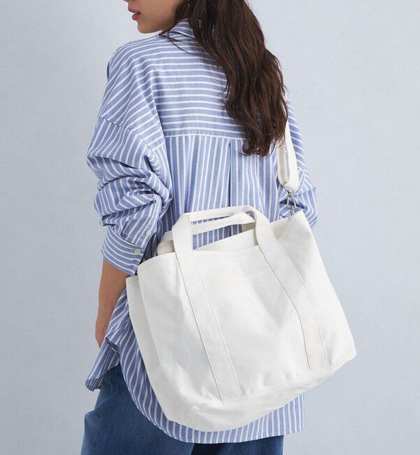 UNITED ARROWS green label relaxing「【WEB限定】2WAY キャンバス トートバッグ / ユニセックス」|トートバッグ|