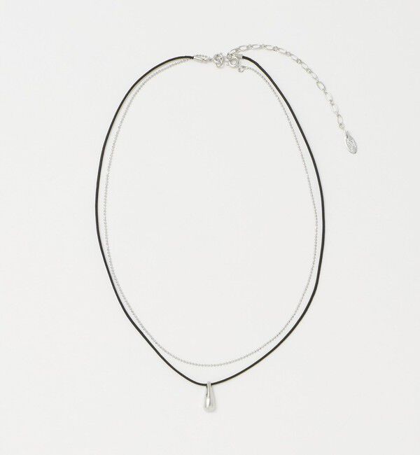 UNITED ARROWS green label relaxing「2連チェーン＆コードチャーム ネックレス」|ネックレス|